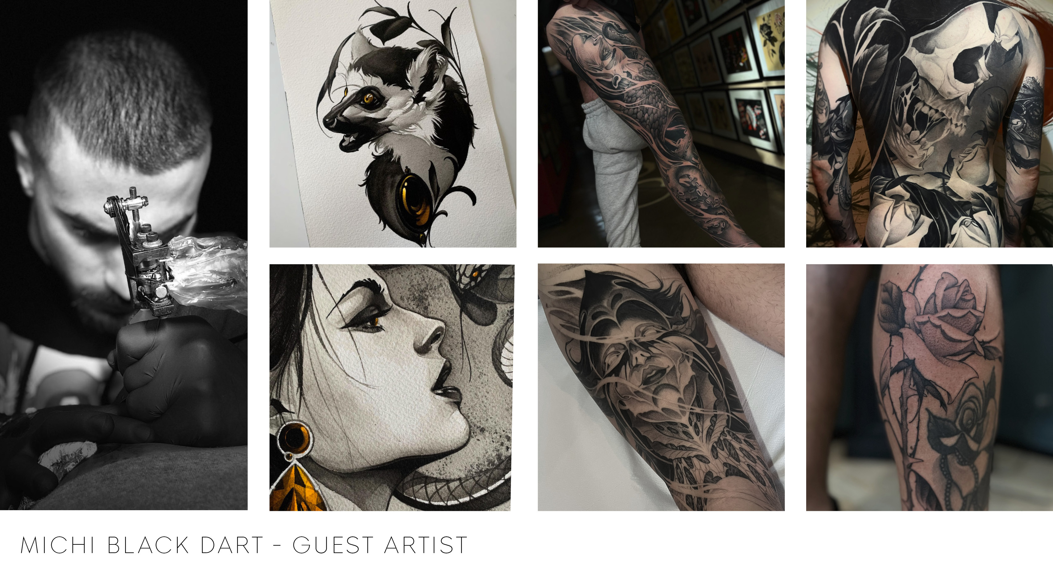 Michi Black Dart Tattoo Artist Portfolio Sullivan Ink