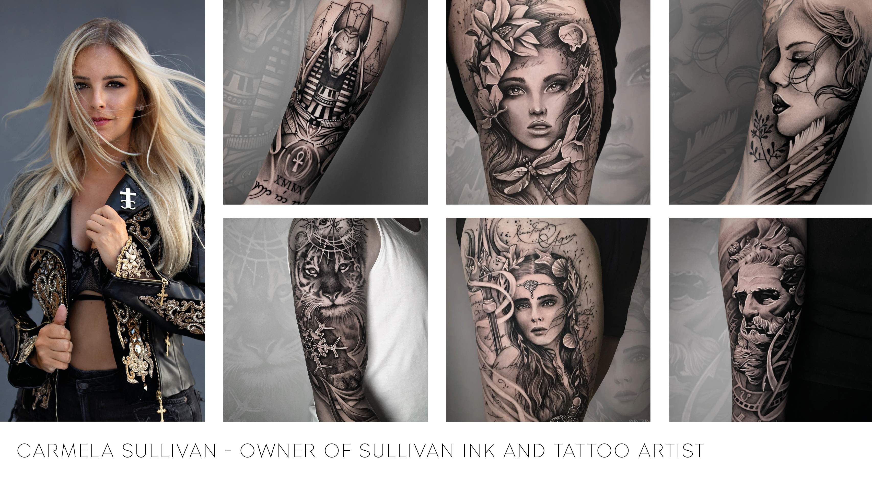 Carmela Sullivan Tattoo Artist Portfolio Sullivan Ink